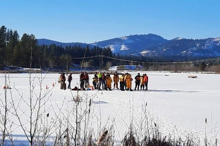 Ice Rescue training 